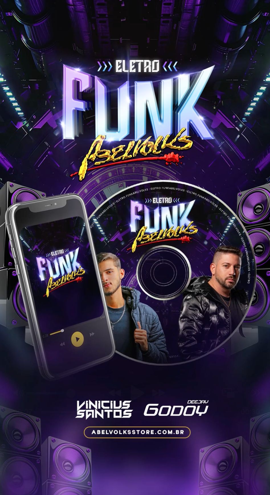 Pasta de Músicas Abelvolks | Eletrofunk - DJ Godoy + Vinicius Santos 2025